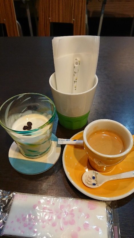 どるず珈琲店の白いコーヒーゼリー